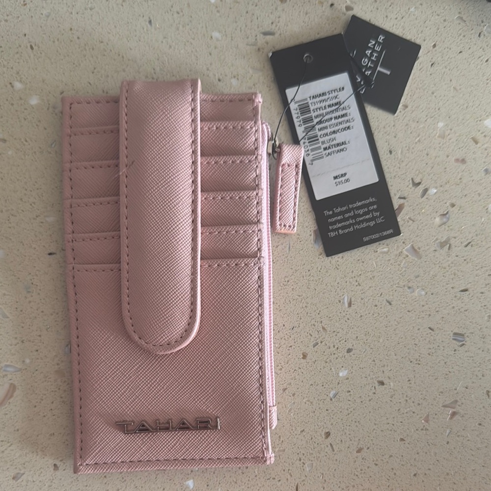 Tahari Pink Card Holder